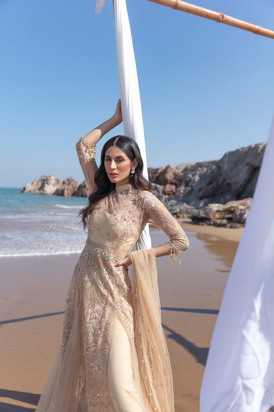 Reign Amira'a Luxury Formal Wear - Diba Salmon Champagne