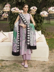 Ayzel by Afrozeh Bahaar Luxury Lawn Unstitched 3Pc Suit AZL-23-V1-07