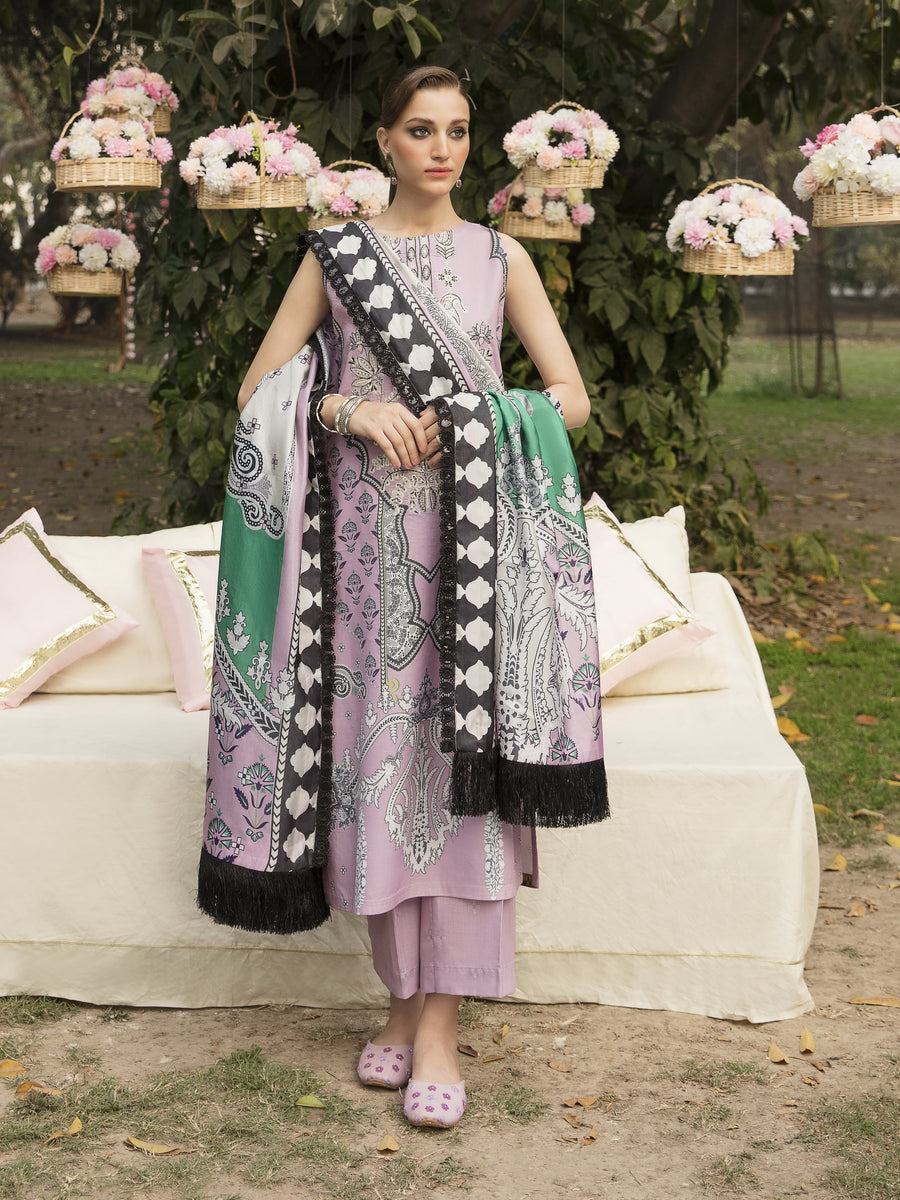 Ayzel by Afrozeh Bahaar Luxury Lawn Unstitched 3Pc Suit AZL-23-V1-07