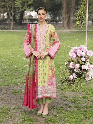 Ayzel by Afrozeh Bahaar Luxury Lawn Unstitched 3Pc Suit AZL-23-V1-08