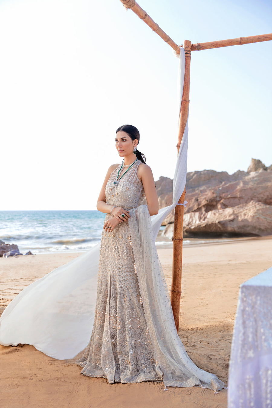 Reign Amira'a Luxury Formal Wear - Martha Smoky Grey