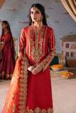 Singhar by Saad Shaikh Festive Unstitched Raw Silk 3Pc Suit - RANI