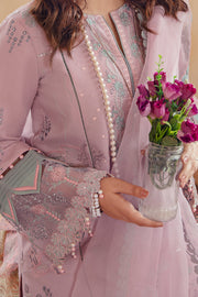Rang Rasiya Premium Embroidered Lawn 3Pc Suit LE-D-16 Heather
