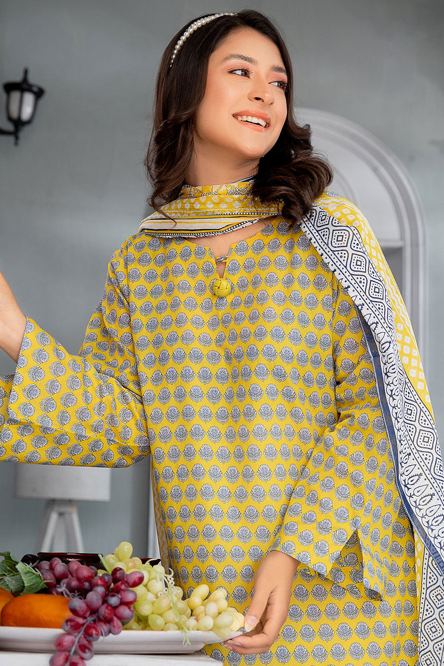 Safwa Mulberry Digital Printed Lawn Unstitched 2 Piece Suit MLS-01