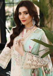 KAHF Premium Embroidered Luxury Lawn Unstitched 3Pc Suit KLC-07A