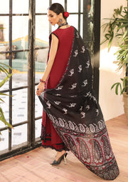 KAHF Premium Embroidered Luxury Lawn Unstitched 3Pc Suit KLC-06