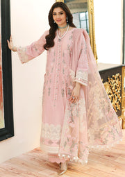 KAHF Premium Embroidered Luxury Lawn Unstitched 3Pc Suit KLC-05
