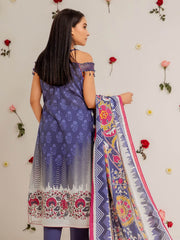 edenrobe Premium Lawn Unstitched 3 Pc Embroidered Suit EWU21V2-20431 - FaisalFabrics.pk
