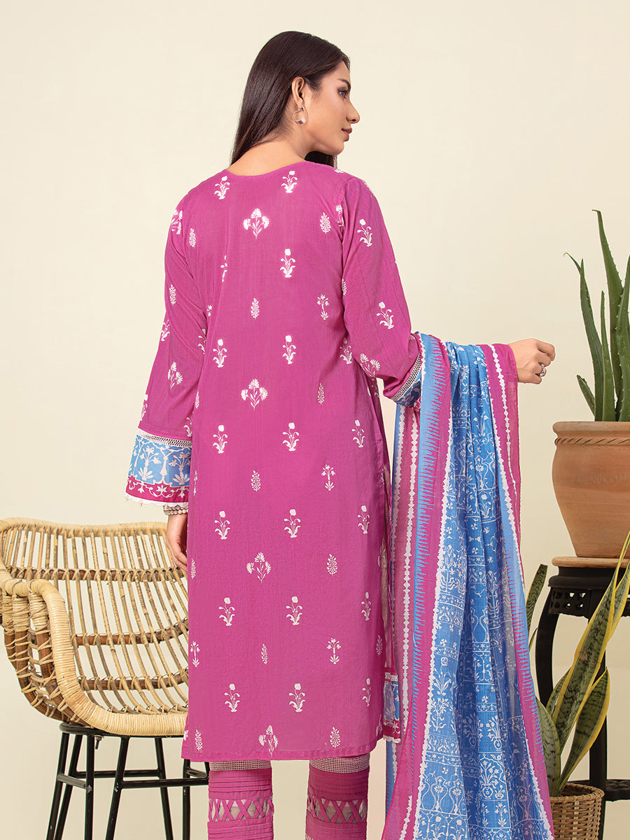 ACE Galleria Merak Printed Lawn Unstitched 3Pc Suit A-WU3PML23-22637