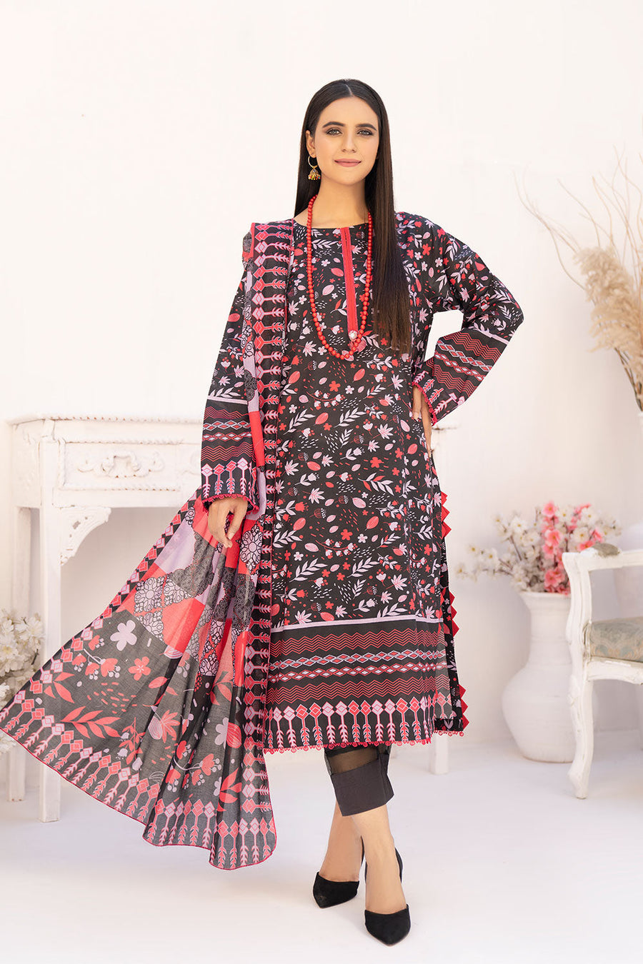 SSD-195 - MALLOW DIGITAL PRINTS SHIRT DUPATTA COLLECTION