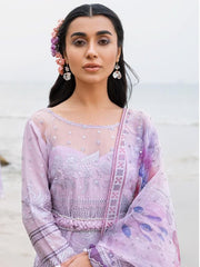NUREH Tere Sang Unstitched Embroidered Swiss Lawn 3Pc Suit NSL-07