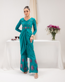 Maria Osama Khan Tiffany Vol-01 Luxury Pret 2Pc Suit - Aquamarine
