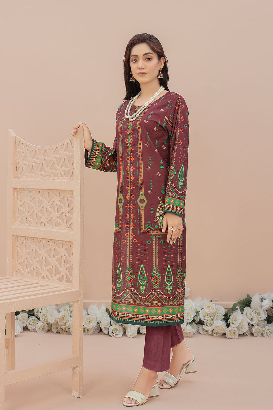 SPK-156 - SAFWA DIGITAL PRINTS LAWN SHIRT COLLECTION VOL 6