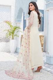 Motifz Premium Bemberg Chiffon Unstitched 3Pc Suit 2910 Pearl Fringe - FaisalFabrics.pk