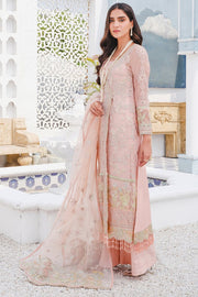 Motifz Premium Bemberg Chiffon Unstitched 3Pc Suit 2918 Pastel Fantasy - FaisalFabrics.pk