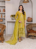 Daud Abbas Embroidered Lawn Unstitched 3 Piece Suit - Mehmal