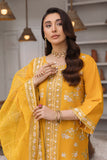 Daud Abbas Embroidered Lawn Unstitched 3 Piece Suit - Hoorain