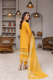 Daud Abbas Embroidered Lawn Unstitched 3 Piece Suit - Hoorain