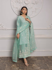Daud Abbas Embroidered Lawn Unstitched 3 Piece Suit - Urooj