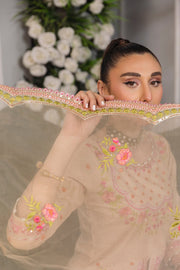 Daud Abbas Embroidered Lawn Unstitched 3 Piece Suit - Naimal
