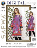 DSB-293- SAFWA DIGTAL PRINTS LAWN COLLECTION- 2021 Safwa-Pakistani Dresses-Dresses-Kurti-Shop Online