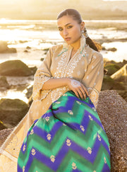 Zainab Chottani Embroidered Chikankari Lawn Unstitched 3Pc Suit ZC-02B