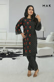 MAK Fashion Ready to Wear 2 Pc Embroidered Cotton C-10064