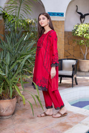 MAK Fashion Ready to Wear 2 Pc Embroidered Cotton KUW-10051