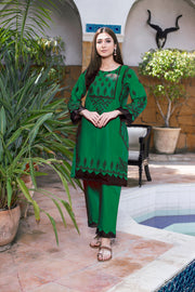 MAK Fashion Ready to Wear 2 Pc Embroidered Cotton KUW-10071
