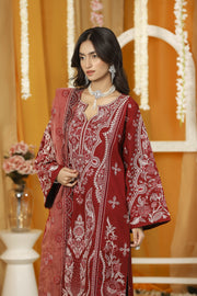 Ghazal by Humdum Embroidered Luxury Lawn Unstitched 3 Piece Suit D-01