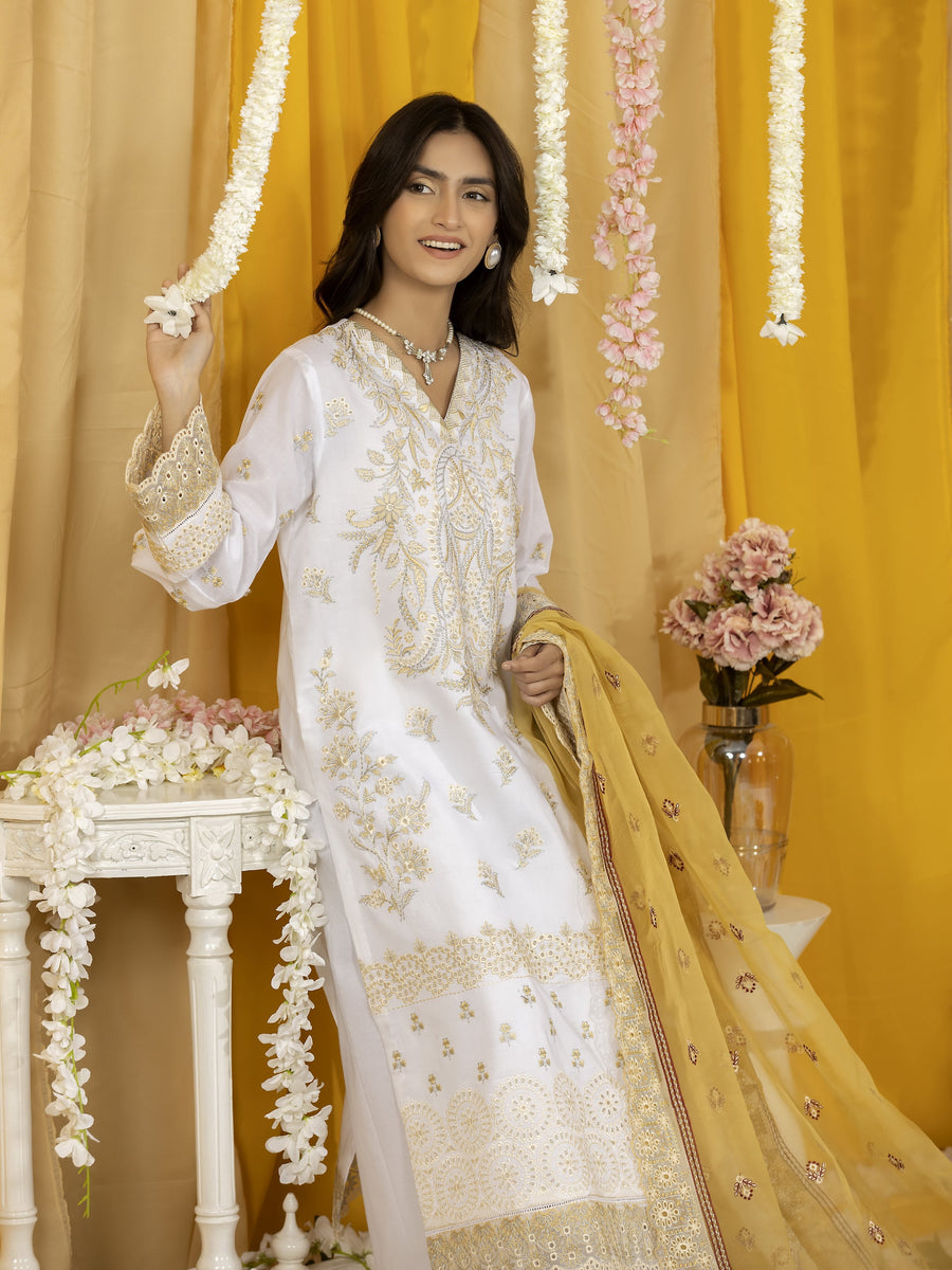 Ghazal by Humdum Embroidered Luxury Lawn Unstitched 3 Piece Suit D-02