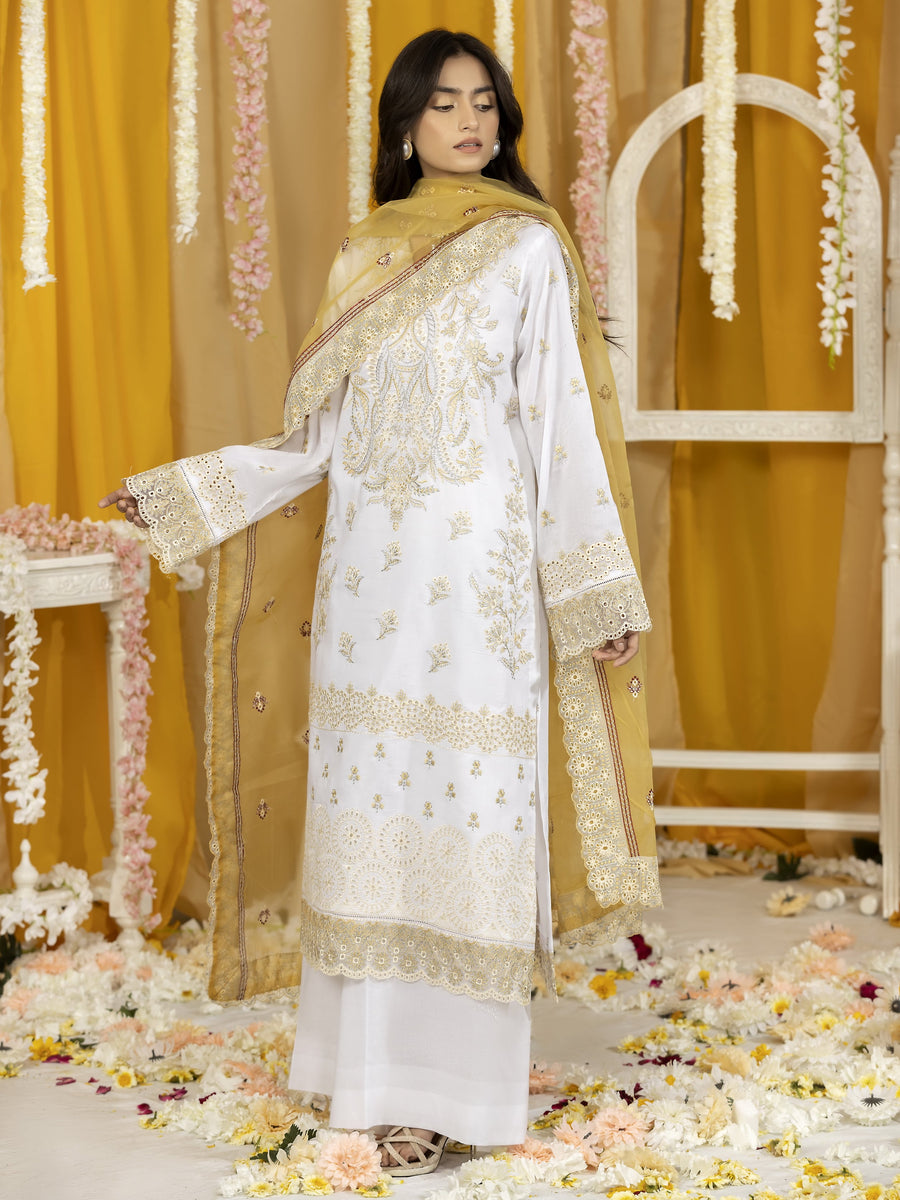 Ghazal by Humdum Embroidered Luxury Lawn Unstitched 3 Piece Suit D-02