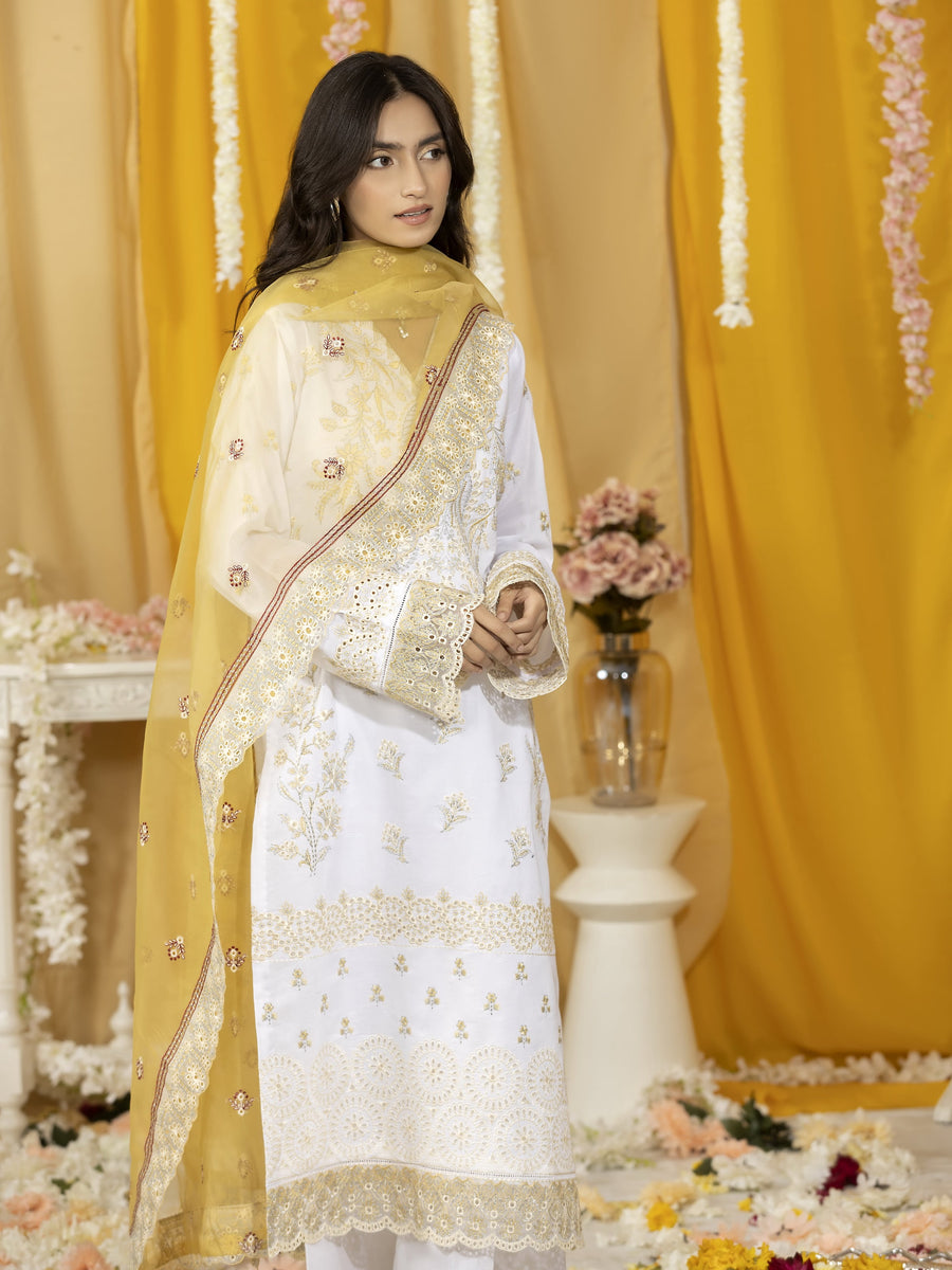 Ghazal by Humdum Embroidered Luxury Lawn Unstitched 3 Piece Suit D-02