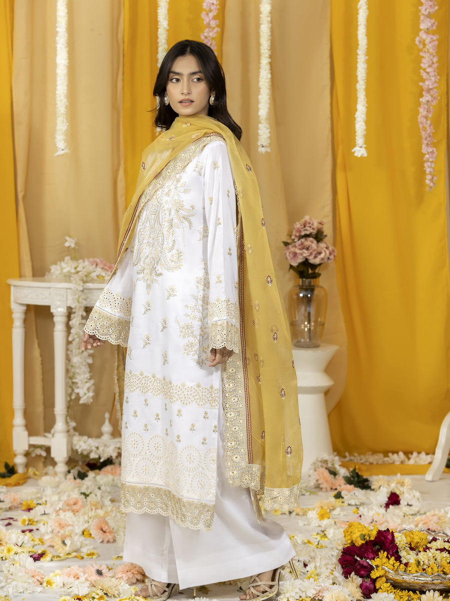 Ghazal by Humdum Embroidered Luxury Lawn Unstitched 3 Piece Suit D-02