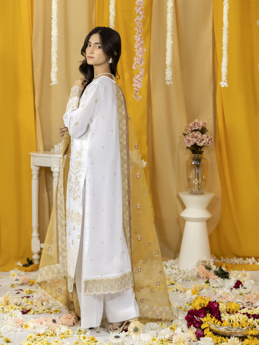 Ghazal by Humdum Embroidered Luxury Lawn Unstitched 3 Piece Suit D-02