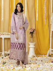 Ghazal by Humdum Embroidered Luxury Lawn Unstitched 3 Piece Suit D-04