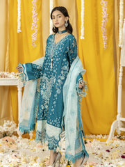 Ghazal by Humdum Embroidered Luxury Lawn Unstitched 3 Piece Suit D-05