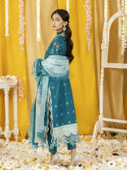 Ghazal by Humdum Embroidered Luxury Lawn Unstitched 3 Piece Suit D-05
