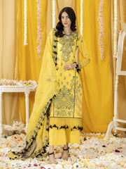 Ghazal by Humdum Embroidered Luxury Lawn Unstitched 3 Piece Suit D-06