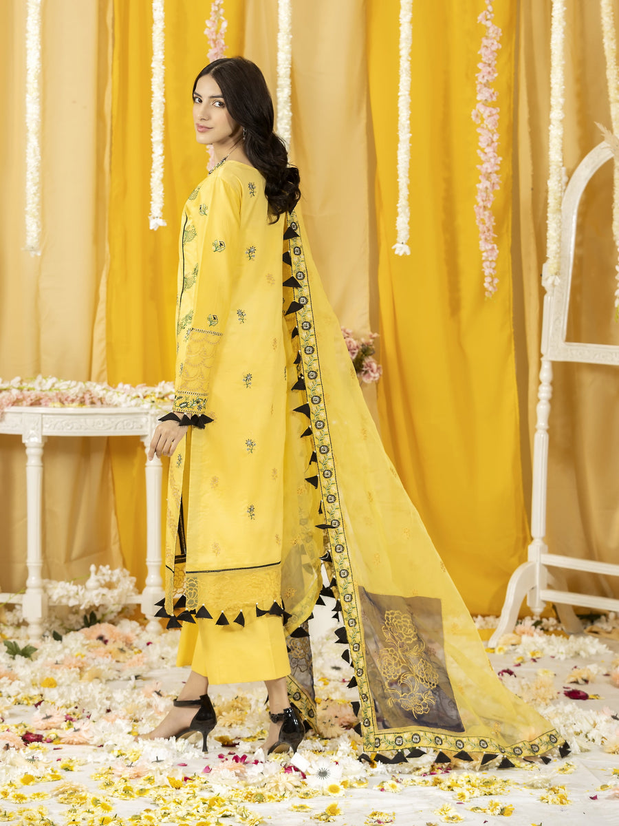 Ghazal by Humdum Embroidered Luxury Lawn Unstitched 3 Piece Suit D-06