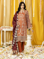 Ghazal by Humdum Embroidered Luxury Lawn Unstitched 3 Piece Suit D-07