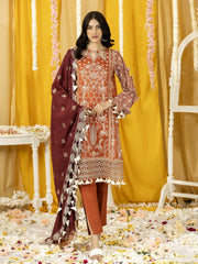 Ghazal by Humdum Embroidered Luxury Lawn Unstitched 3 Piece Suit D-07
