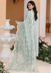 ELAF Premium Luxury Pret Embroidered Lawn 3Pc Suit ELP-01A Frosty