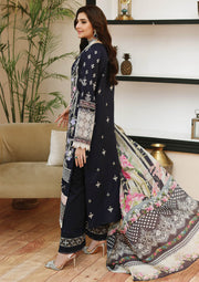 KAHF Premium Embroidered Luxury Lawn Unstitched 3Pc Suit KLC-07B