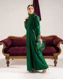 Maria Osama Khan Tiffany Vol-01 Luxury Pret 2Pc Suit - Emerald