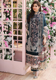 KAHF Premium Embroidered Luxury Lawn Unstitched 3Pc Suit KLC-01A