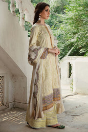 Motifz Wasiyat Cotton Satin 3pc Unstitched Suit 3020 Falak A - FaisalFabrics.pk