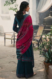 Motifz Wasiyat Cotton Satin 3pc Unstitched Suit 3025 Mahgol A - FaisalFabrics.pk