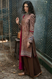Motifz Wasiyat Cotton Satin 3pc Unstitched Suit 3026 Preet B - FaisalFabrics.pk
