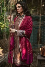Motifz Wasiyat Cotton Satin 3pc Unstitched Suit 3026 Preet B - FaisalFabrics.pk